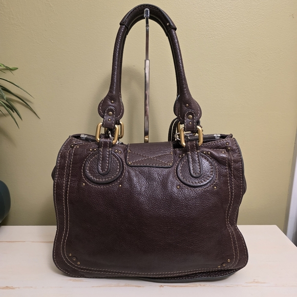 Chloe | Brown Paddington Leather Shoulder Bag - Picture 5 of 16